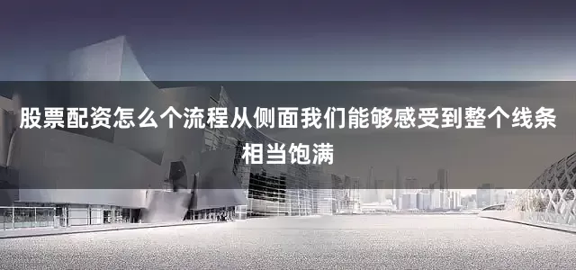 股票配资怎么个流程从侧面我们能够感受到整个线条相当饱满