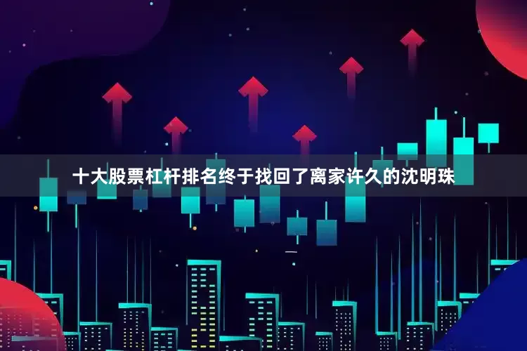 十大股票杠杆排名终于找回了离家许久的沈明珠